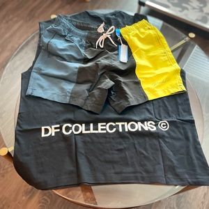 *SOLD* Shirt & Swim Shorts Pair